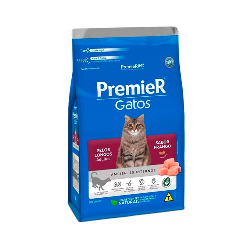 PREMIER GATOS ADULTOS PELO LARGO 1,5 KG