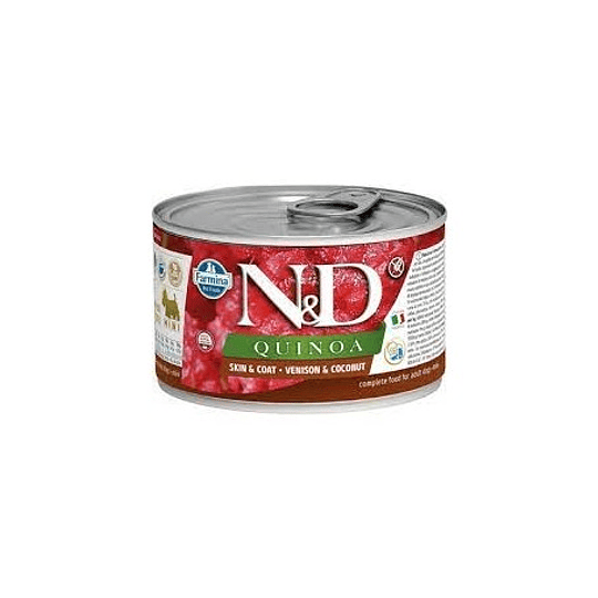 NYD DOG QUINOA VENISON COCONUT MINI 140 GR