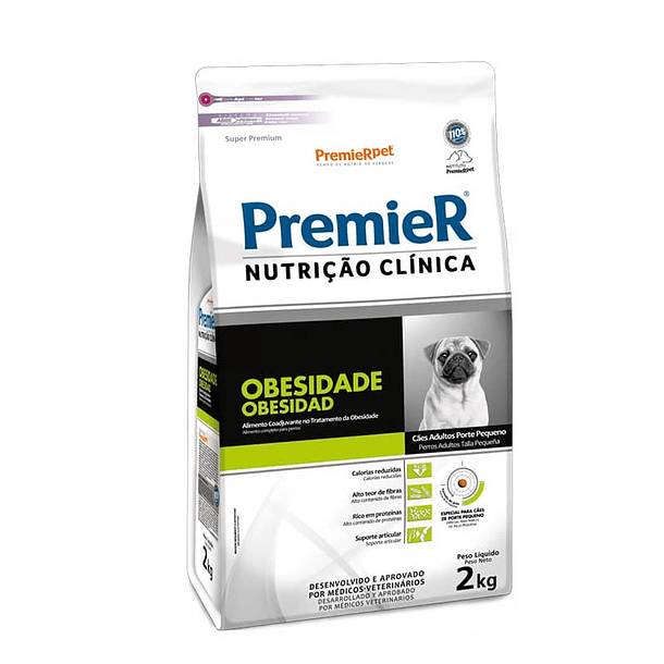 PREMIER NC PERRO OBESIDAD PORTE PEQUEÑO 2 KG