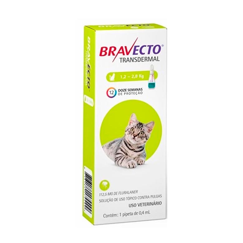 Bravecto Gato Pipeta 1.2 - 2.8 Kg