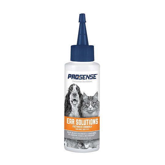 PS EAR SOLUTIONS CLEANSER FOR DOGS and CATS, 118 M