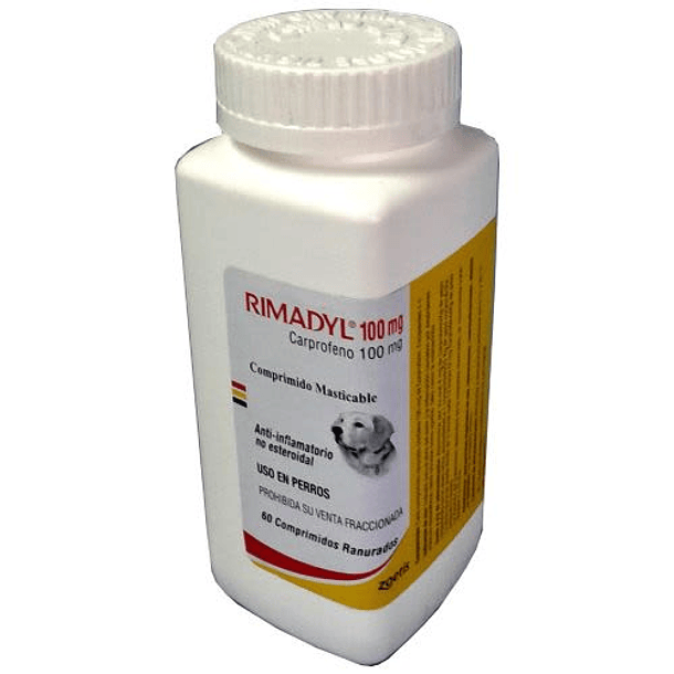 RIMADYL 100 MG 60 COMP MASTICABLE