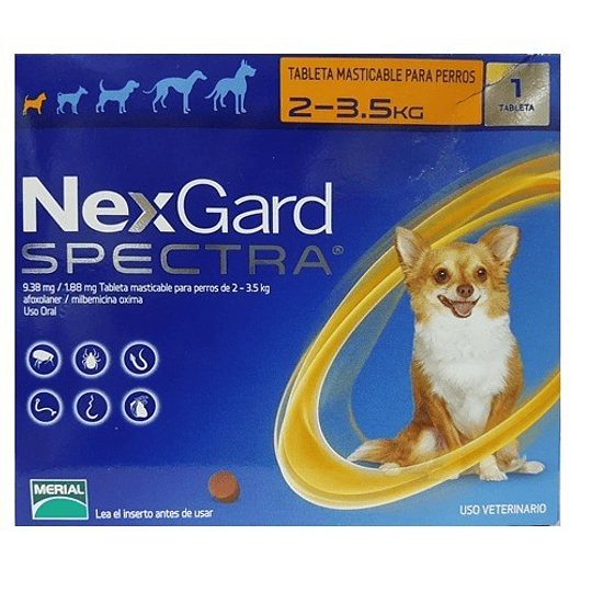 NEXGARD SPECTRA 2-3.5K 1 COMP