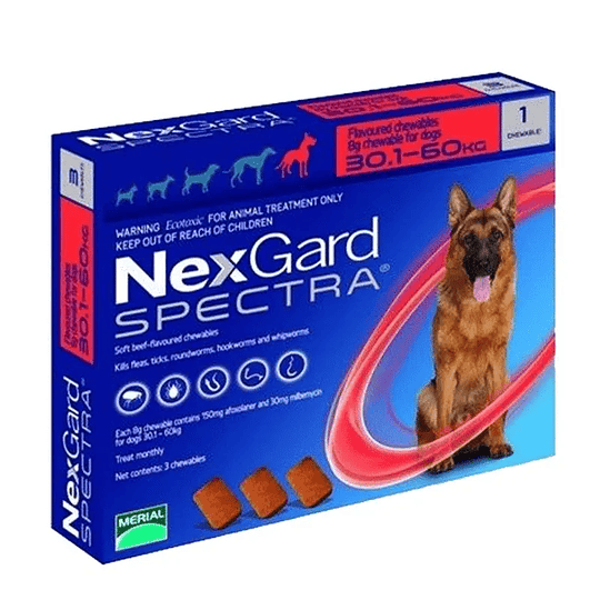 NEXGARD SPECTRA 30.1-60K 1 COMP