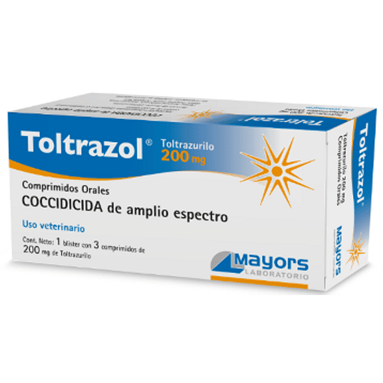 TOLTRAZOL 200 MG 3 COMP