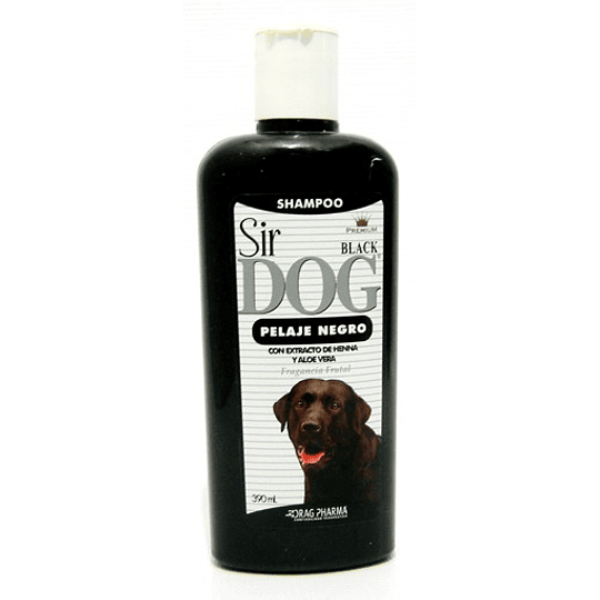 SIR DOG BLACK SHAMPOO 390 ML