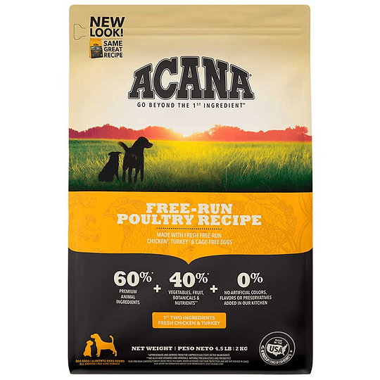 ACANA PERRO FREE RUN POULTRY 11,35 KG 