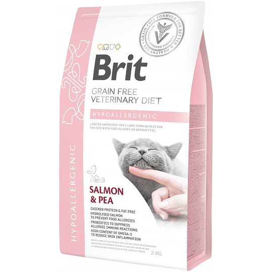 BRIT GRAIN FREE VETERINARY DIETS HYPOALLERGENIC PARA GATOS