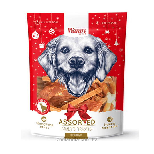 WANPY DOG ASSORTED MULTI TREATS 