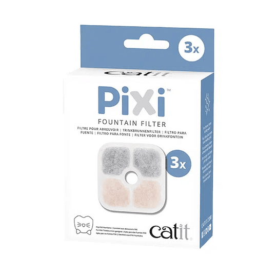 CATIT PIXI FILTRO FUENTE 3 UNIDADES