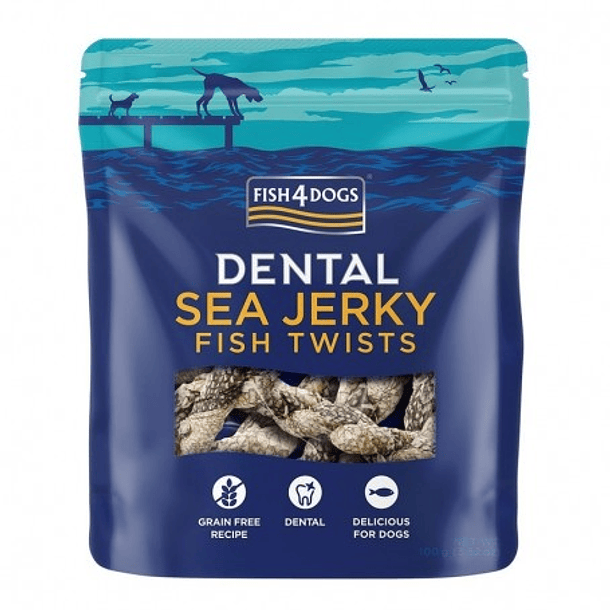 FISH4DOGS TREATS SEA JERKY FISH TWISTS