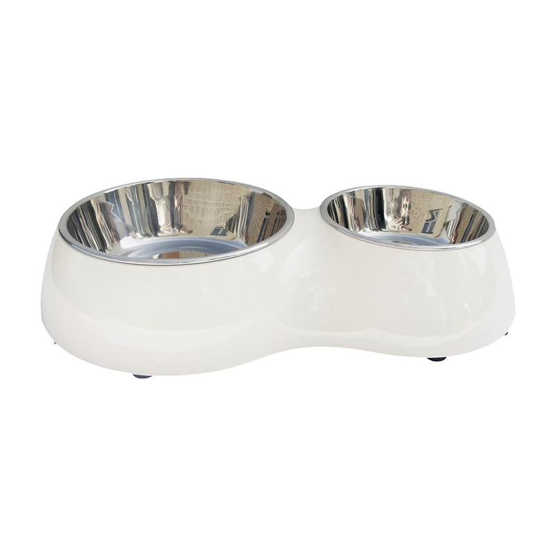 DOG IT STYLE PLATO DOBLE BLANCO