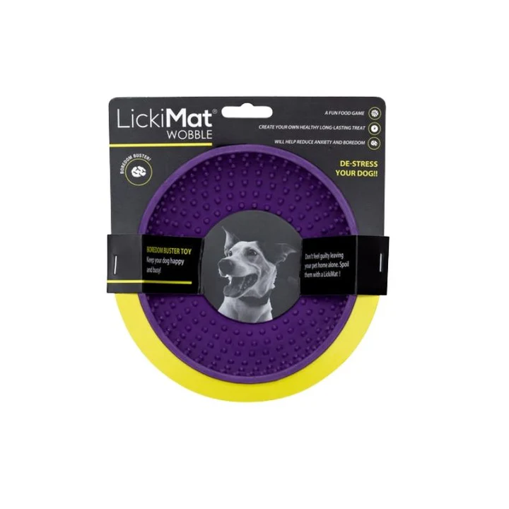 LICKIMAT WOBBLE PURPLE FOR DOG