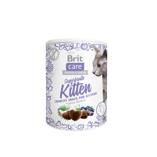 BRIT CARE SNACK SUPERFRUITS KITTEN