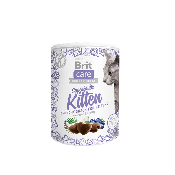 BRIT CARE SNACK SUPERFRUITS KITTEN