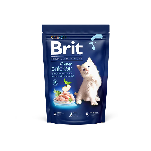 BRIT PREMIUM BY NATURE CAT KITTEN CHICKEN 1,5 KG