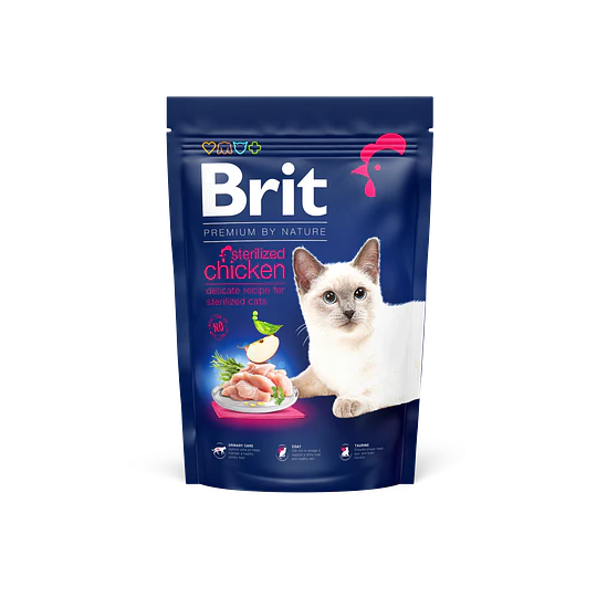 BRIT PREMIUM BY NATURE CAT STERILIZED CHICKEN 1.5 KG