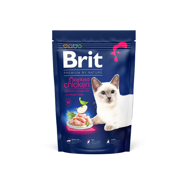 BRIT PREMIUM BY NATURE CAT STERILIZED CHICKEN 1.5 KG