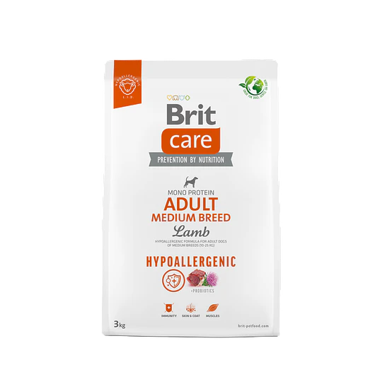 BRIT CARE DOG GRAIN FREE ADULT MEDIUM BREED LAMB 