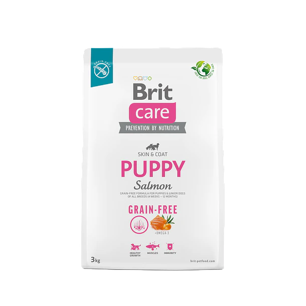 BRIT CARE DOG GRAIN FREE PUPPY SALMON 3 Kgs