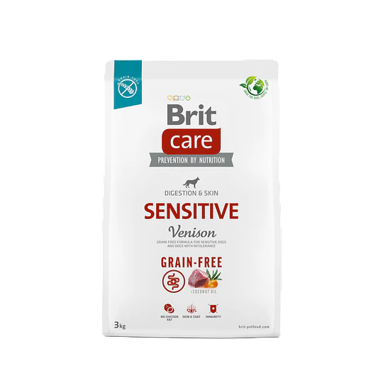 BRIT CARE DOG GRAIN FREE ADULT SENSITIVE VENISON 