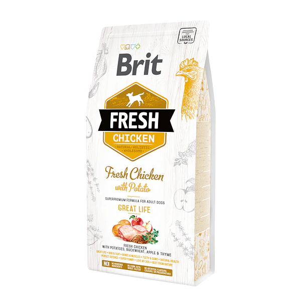 BRIT FRESH CHICKEN WITH POTATO ADULT 