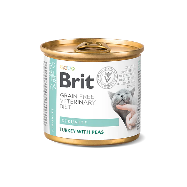 BRIT GF VD CAT CAN STRUVITE 200 G