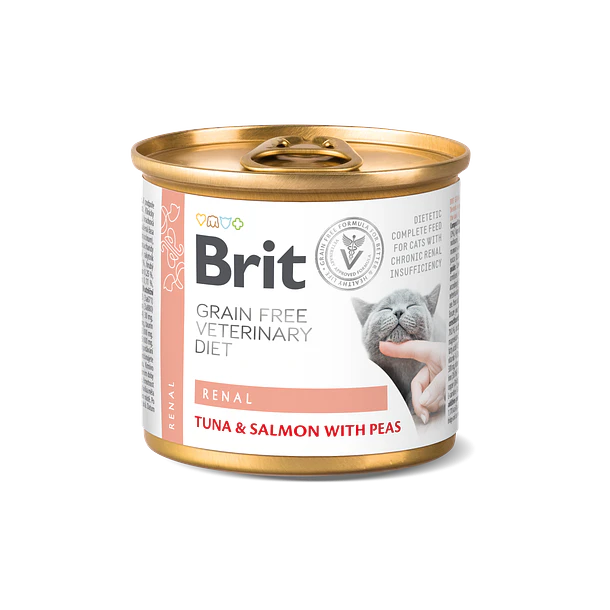 BRIT GF VD CAT CAN RENAL 200 G