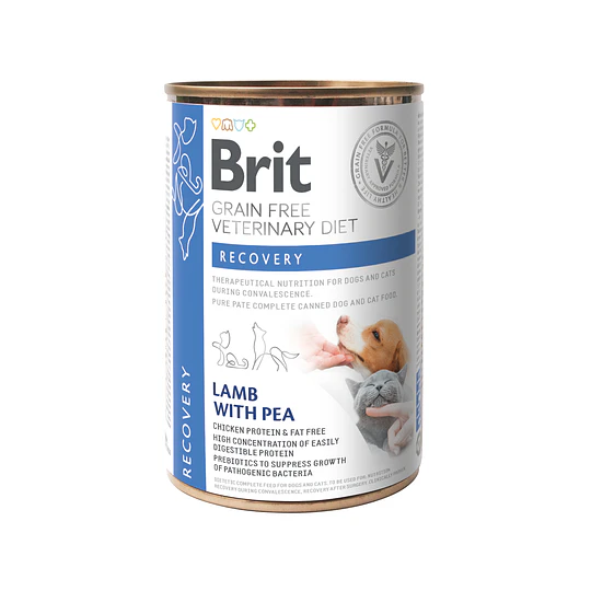 BRIT RECOVERY 400 gr para Recuperación Perros y Gatos