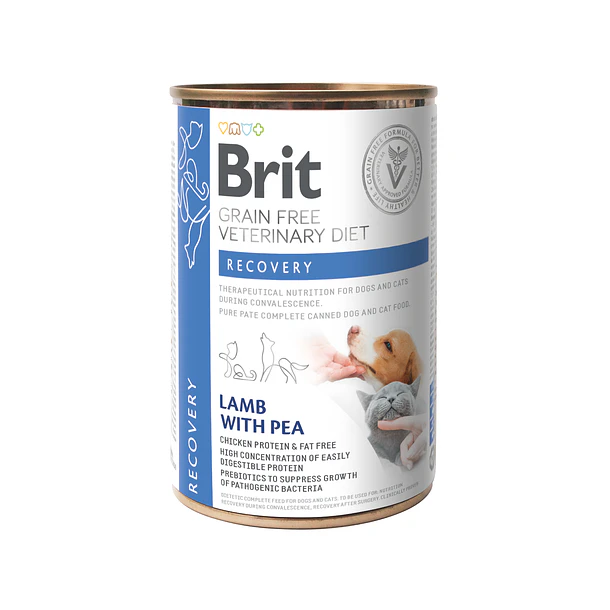 BRIT RECOVERY 400 gr para Recuperación Perros y Gatos