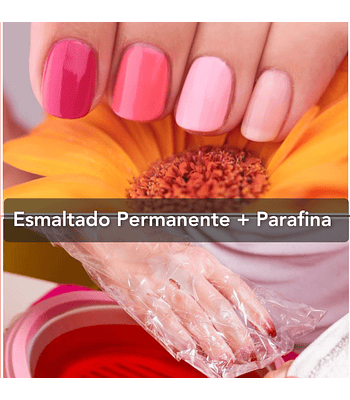 Manicure Esmaltado Permanente + Hidratación Parafina 
