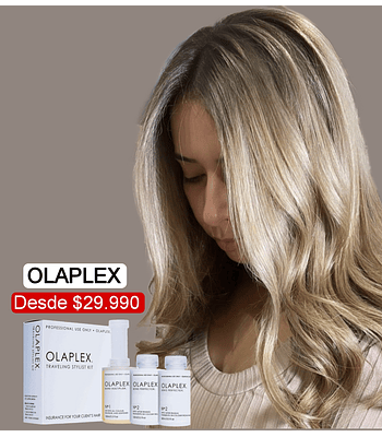 Tratamiento Olapex Paso 1 y 2 + lavado + Peinado Finalización 