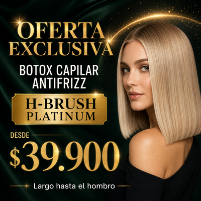 Tratamiento de Reparación y Antifrizz Hbrush Platinum + Brushing