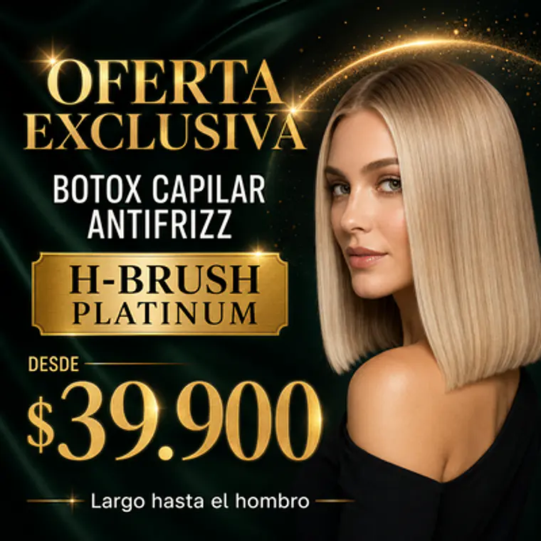 Tratamiento de Reparación y Antifrizz Hbrush Platinum + Brushing 1
