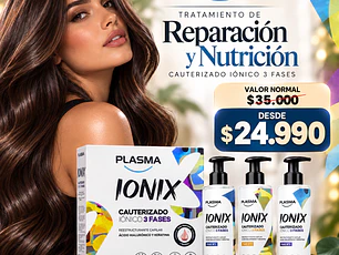 TRATAMIENTO DE REPARACIÓN Y NUTRICIÓN CAPILAR  PLASMA IONIX 