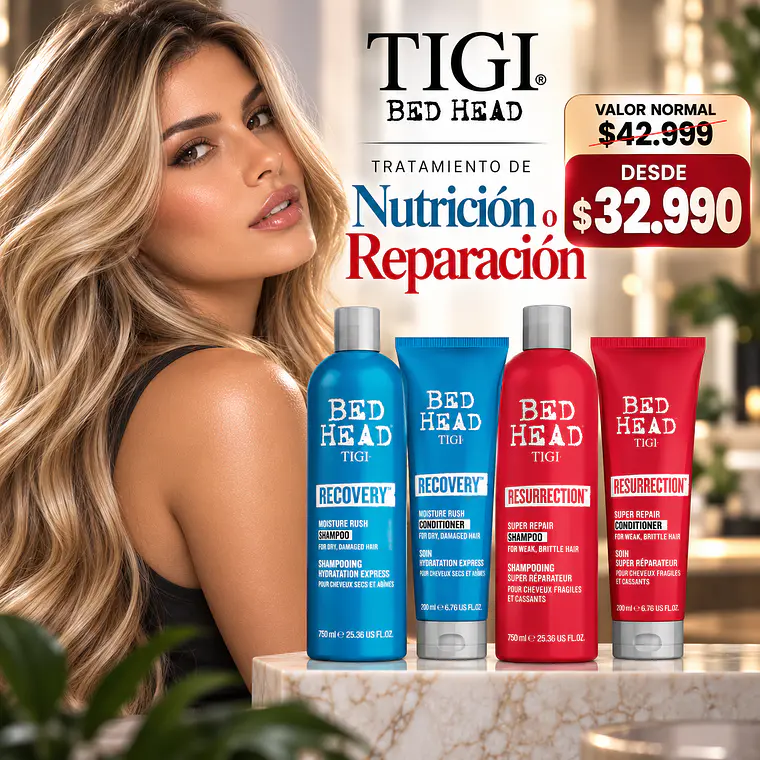 TRATAMIENTO CAPILAR DE NUTRICIÓN O REPARACIÓN TIGI BED HEAD 1