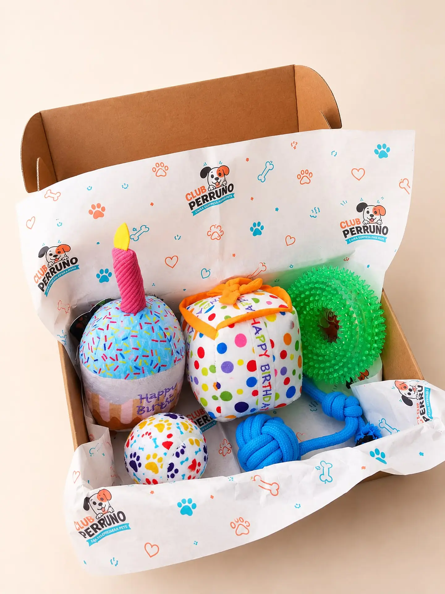 🎉 Caja Feliz Cumpleaños 🎂🐾 1