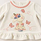 Conjunto Aterciopelado 2 Piezas para Bebé Niña – Conejita y Mariposas - Miniatura 3