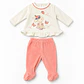 Conjunto Aterciopelado 2 Piezas para Bebé Niña – Conejita y Mariposas - Miniatura 1