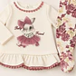 Conjunto 2 Piezas 100% Algodón para Bebé Niña – Conejita y Flores - Miniatura 3
