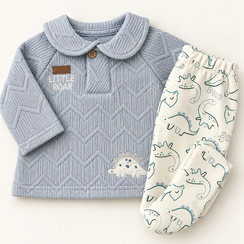 Conjunto 2 Piezas para Bebé Niño – Dinosaurios 3