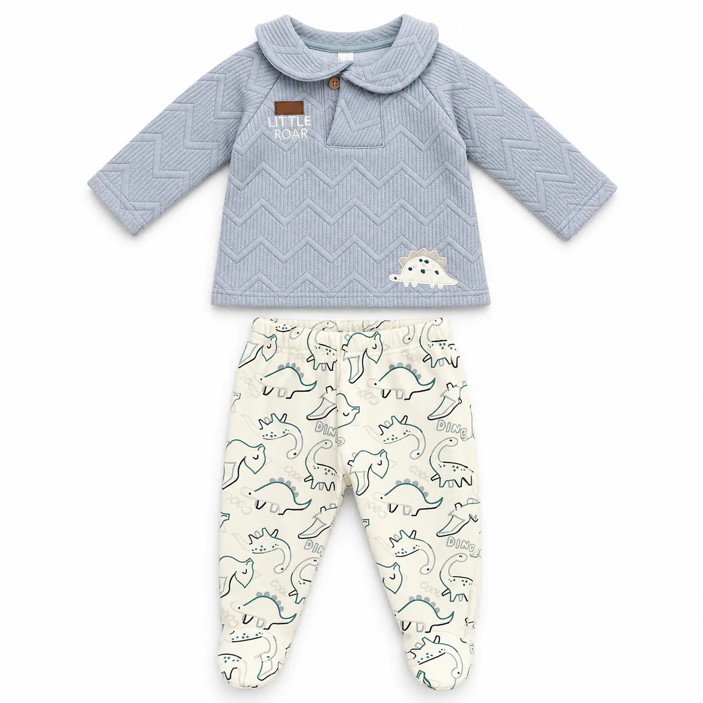 Conjunto 2 Piezas para Bebé Niño – Dinosaurios 1