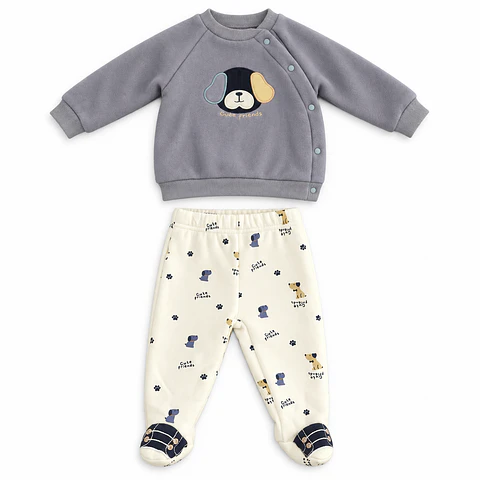 Conjunto 2 Piezas para Bebé Niño – Perritos