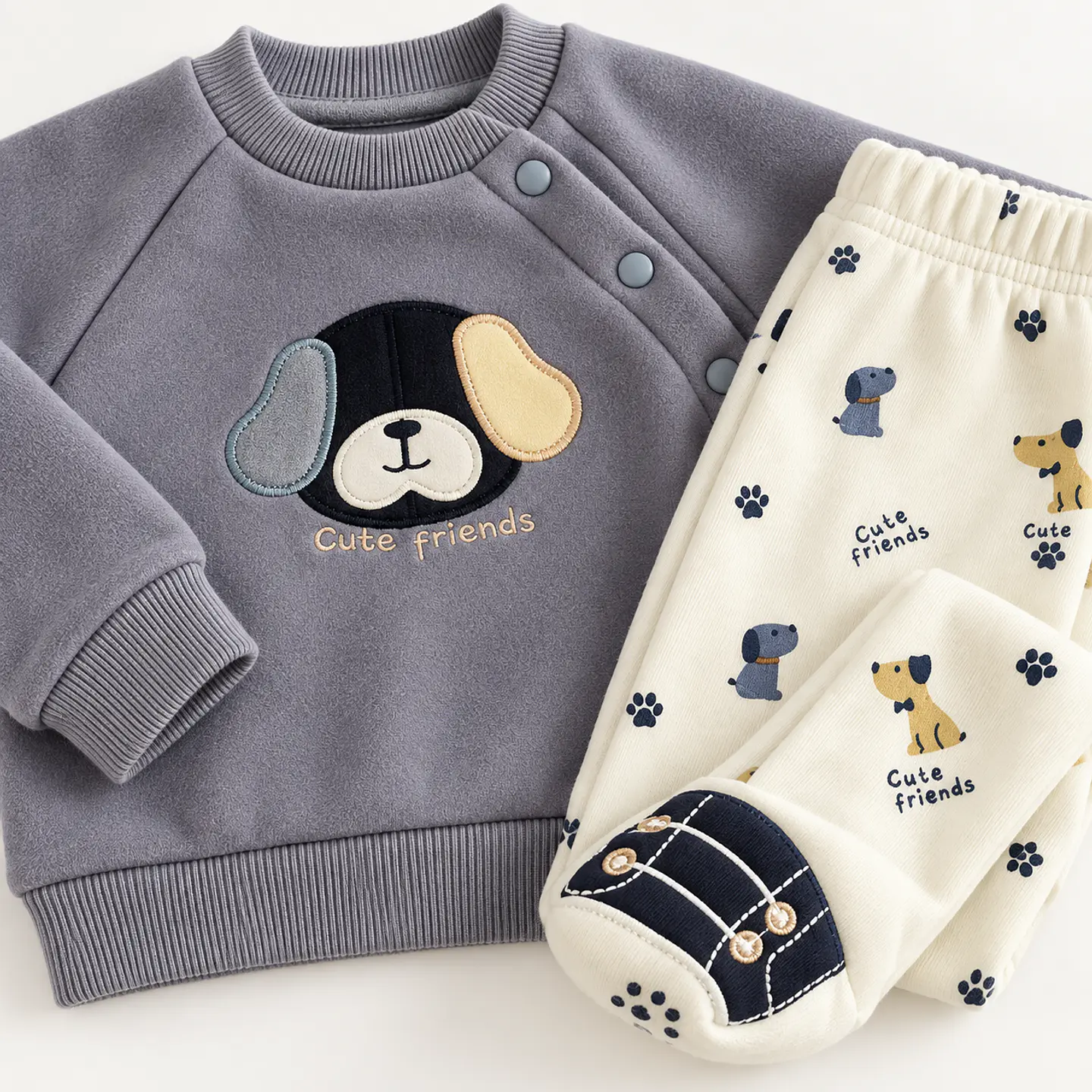 Conjunto 2 Piezas para Bebé Niño – Perritos 3