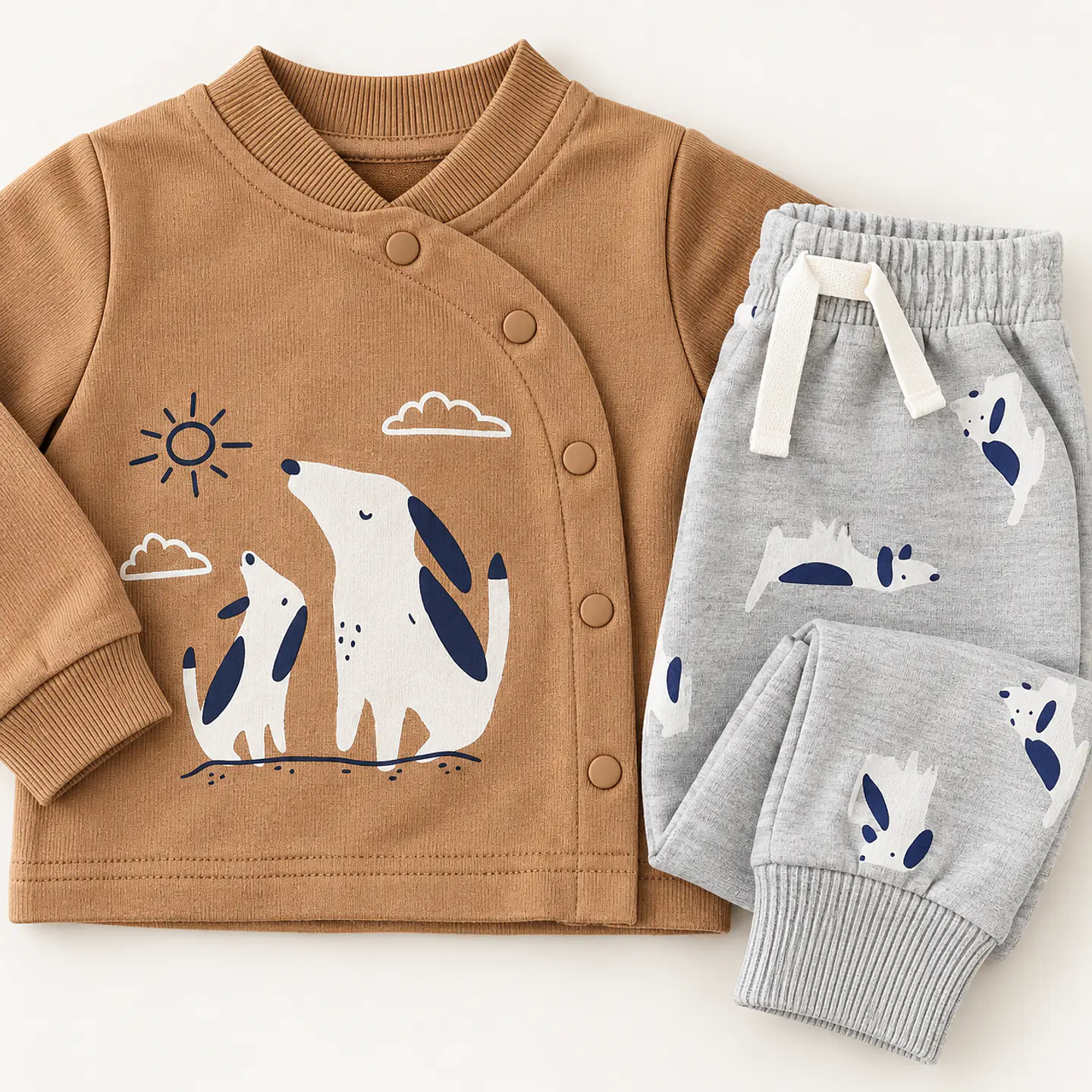 Conjunto 2 Piezas para Bebé Niño – Animalitos 3