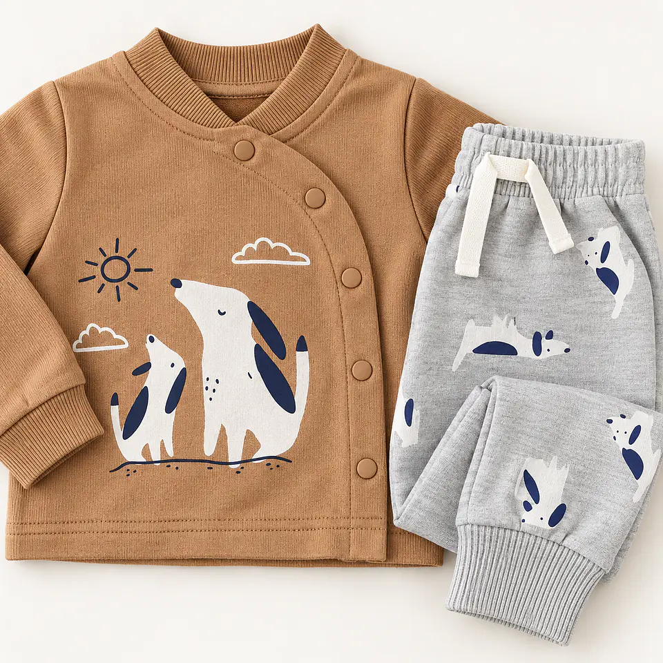 Conjunto 2 Piezas para Bebé Niño – Animalitos 3