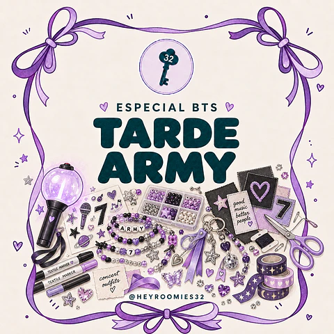 Tarde ARMY - Tarde creativa BTS Special - Martes 6 Octubre 18.00 hrs.