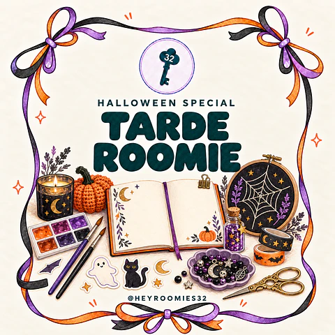Tarde Roomie HALLOWEEN - Evento Especial Viernes 30 - 18.00 hrs.