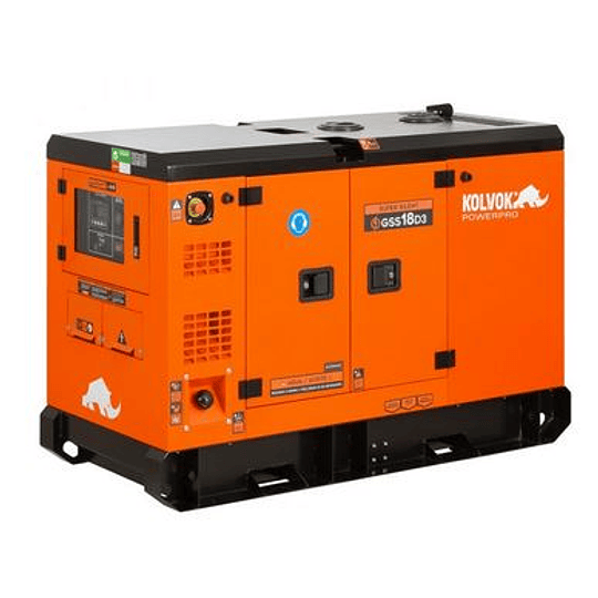 Generador Eléctrico Trifásico de 16KVA Diésel KOLVOK