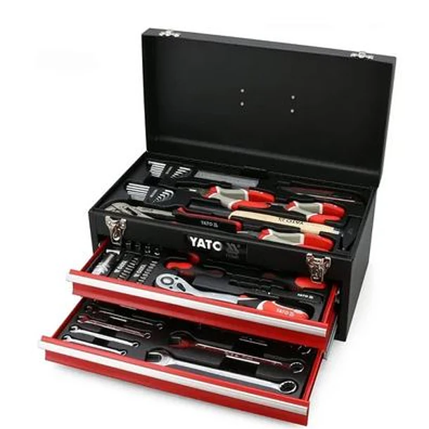 Caja de herramientas con 80 piezas YATO